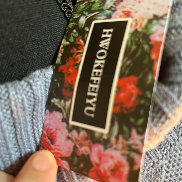 Turtleneck sweater gray Small NWT - Picture 3 of 5